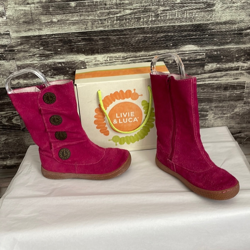 Livie & Luca Pink Kids Boots